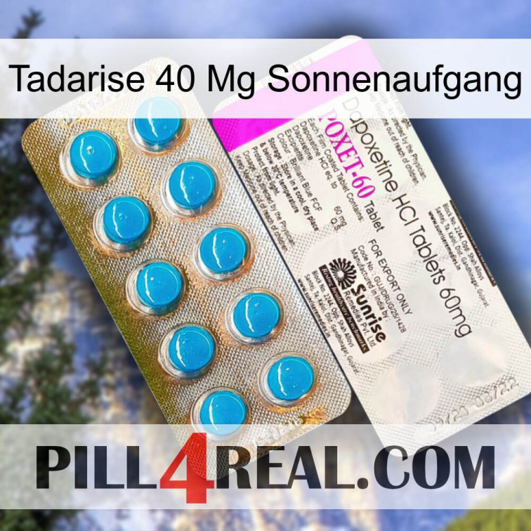 Tadarise 40 Mg Sunrise new07